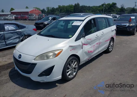 2014 Mazda Mazda5 Grand Touring z USA, uszkodzony, nr VIN JM1CW2DL3E0176804